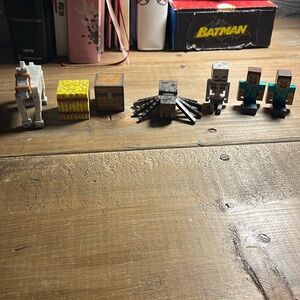 Minecraft toy lot.